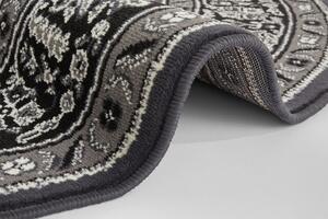 Nouristan - Hanse Home koberce Kruhový koberec Mirkan 104436 Dark-grey - 160x160 (priemer) kruh cm