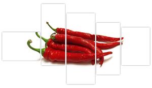 Chilli papričky, obrazy (Obraz 150x85cm)