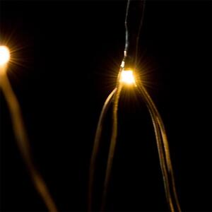 Sieťová svetelná reťaz teplá biela 100 LED 120x120cm