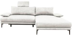 ROHOVÁ SEDAČKA, textil, biela MID.YOU - Sedačky, Online Only