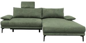 ROHOVÁ SEDAČKA, textil, zelená MID.YOU - Sedačky, Online Only