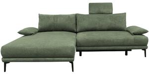 ROHOVÁ SEDAČKA, textil, zelená MID.YOU - Sedačky, Online Only