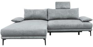 ROHOVÁ SEDAČKA, textil, sivá MID.YOU - Sedačky, Online Only