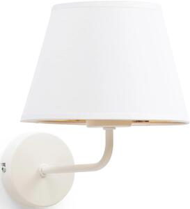 Nástenná moderná lampička VESPILLO - biela / zlatá