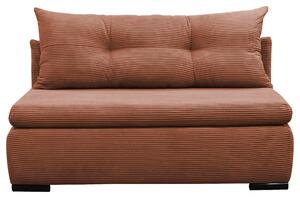 ROZKLADACIA POHOVKA, textil, koralová MID.YOU - Sedačky, Online Only