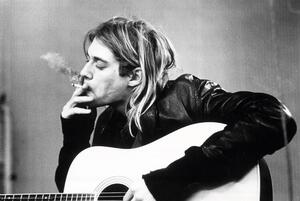 Plagát, Obraz - Famous Photo of Kurt Cobain, Nirvana
