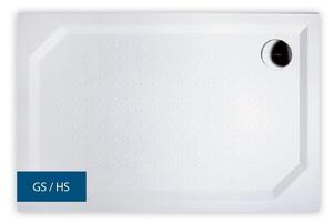GELCO - SARA sprchová vanička z liateho mramoru, obdĺžnik 120x90cm GS12090