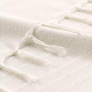 Bavlnená deka so strapcami Lilia 180x220cm – Cream