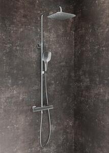 Ravak - Sprchový stĺp 10° Free, netermostatický, so sprchovacím setom - chróm