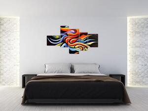 Abstraktné umenie - obraz (Obraz 150x85cm)