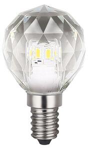Dekoračná LED žiarovka E14 neutrálna 4000k 3w 330 lm crystal