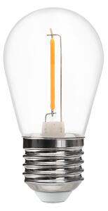 Dekoračná LED žiarovka E27 teplá 2700k 1w 59 lm plastová