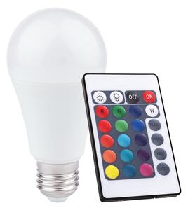 LED žiarovka E27 RGB 10w 935 lm s ovládačom