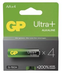 B03214 Batéria GP Alkalická Ultra Plus 1,5V AA 4ks