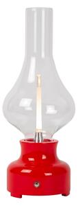 LUCIDE 74516/02/32 JASON stolná lampička V300mm LED 2W/122lm 3000K červená, nabíjateľná batéria, 3StepDIM