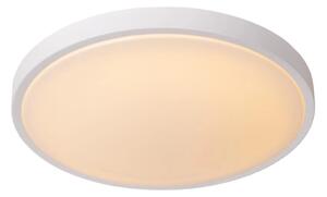 LUCIDE 79110/40/31 DASHER stropné svietidlo so senzorom D410mm LED 24W/1300lm 2700K IP44 biela, opálová