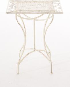 Kovový stôl GS19599 - Krémová antik