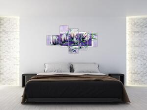 Obraz kvetín na stenu (Obraz 150x85cm)