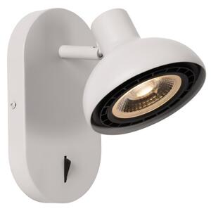 LUCIDE 30997/11/31 SENSAS nástenné bodové svietidlo/spot s vypínačom 1xGU10 (ES111) biela