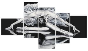 Obraz baleríny (Obraz 150x85cm)