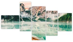 Panorama jazera - obraz (Obraz 150x85cm)
