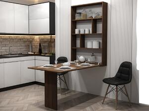 Mirjan24 Moderný nástenný stôl Eden, Farby: orech warmia 5903211516801