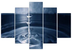 Obraz kvapky vody (Obraz 150x105cm)