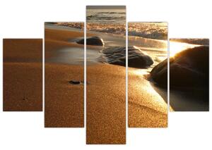 Obraz piesočné pláže (Obraz 150x105cm)