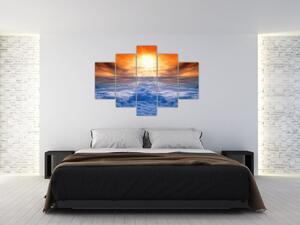 Moderný obraz - slnko nad oblaky (Obraz 150x105cm)