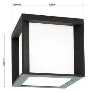 Orion - Vonkajšie svietidlo HENRY 1xE27/15W/230V 16x16 cm IP44 antracit