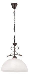 Orion - Luster na reťazi RULA 1xE27/40W/230V pr. 35 cm biela/bronz