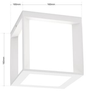Orion - Vonkajšie svietidlo HENRY 1xE27/15W/230V 16x16 cm IP44 biela