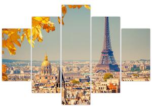 Moderný obraz Paríža - Eiffelova veža (Obraz 150x105cm)