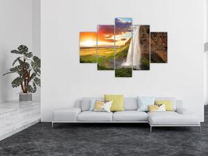 Moderný obraz vodopádu (Obraz 150x105cm)