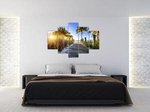 Moderný obraz do bytu - tropický raj (Obraz 150x105cm)
