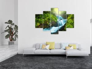 Horská riečka - moderný obraz (Obraz 150x105cm)
