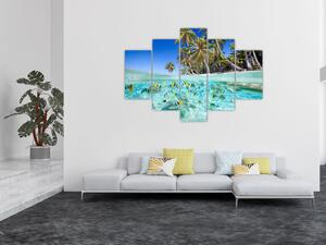 Obraz tropického mora (Obraz 150x105cm)