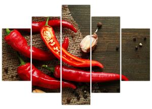 Obraz - chilli papriky (Obraz 150x105cm)