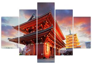 Obraz chrámu v Japonsku (Obraz 150x105cm)