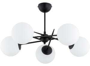 Prisadený luster PRIMERY 5xE14/10W/230V čierna