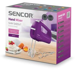 Sencor SHM 5405VT ručný šľahač, fialová