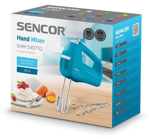 Sencor SHM 5407TQ ručný šľahač, svetlomodrá