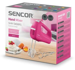 Sencor SHM 5408RS ručný šľahač, ružová