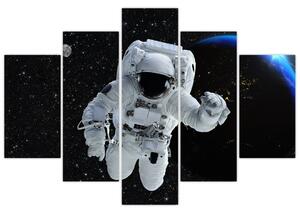 Obraz astronauta vo vesmíre (Obraz 150x105cm)