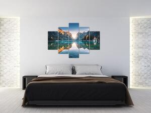 Obraz - Horské jazero (150x105 cm)