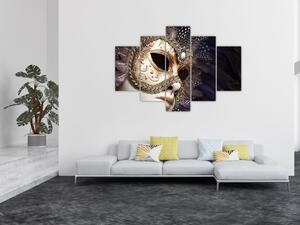 Karneval v obývačke - obraz sa symbolom Benátok (Obraz 150x105cm)