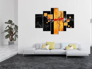 Abstraktný obraz - Tanečnice (150x105 cm)