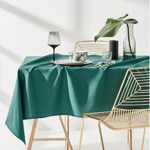 Moderný obrus na stôl zelenej farby 140 x 300 cm
