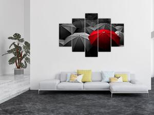 Obraz otvorených dáždnikov (150x105 cm)