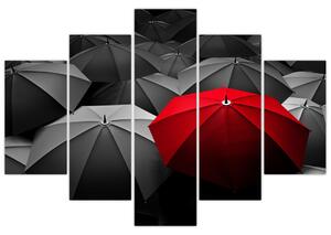 Obraz otvorených dáždnikov (150x105 cm)
